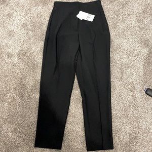 Zara black recycled fiber pants. Brand new.